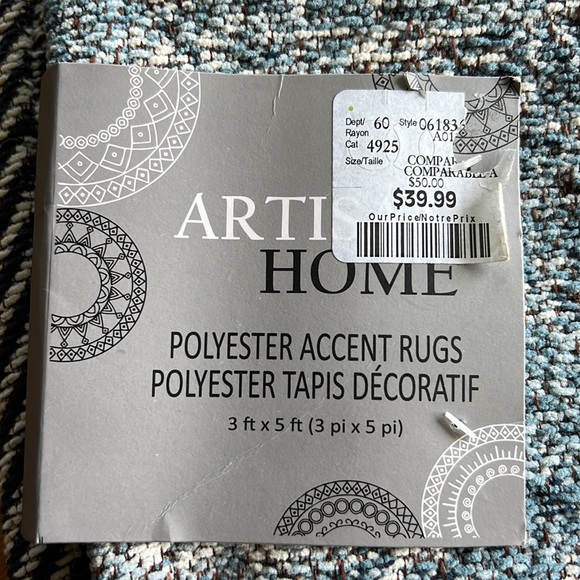 3x5 Polyester Throw Rug - Picture 7 of 7